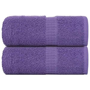 vidaXL Ručn&iacute;ky FROGN 2 ks fialov&eacute; 30x30 cm 360 g/m&sup2;