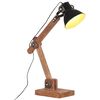 vidaXL Industri&aacute;ln&iacute; stoln&iacute; lampa čern&aacute; kulat&aacute; 58 x 18 x 90 cm E27