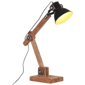 vidaXL Industri&aacute;ln&iacute; stoln&iacute; lampa čern&aacute; kulat&aacute; 58 x 18 x 90 cm E27