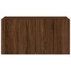 vidaXL Nástěnná TV skříňka s LED osvětlením hnědý dub 80 x 35 x 41 cm