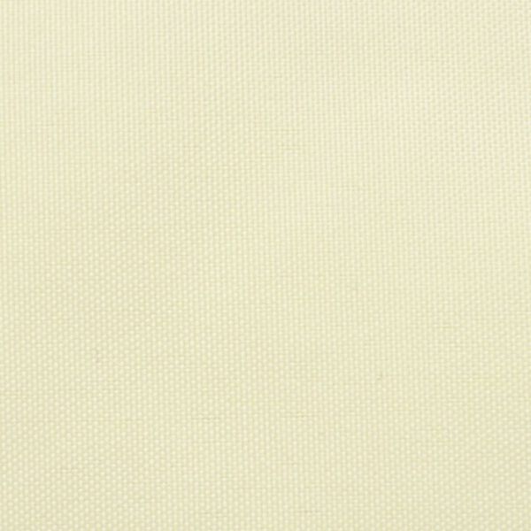 vidaXL Stínicí plachta oxfordská látka lichoběžník 3/5 x 4 m krémová