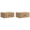 vidaXL N&aacute;stěnn&yacute; nočn&iacute; stolek 2 pcs Dub artisan 49 x 34,5 x 20 cm