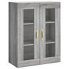 vidaXL Skř&iacute;ň highboard &scaron;ed&aacute; sonoma 69,5 x 34 x 180 cm kompozitn&iacute; dřevo