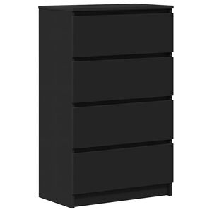 vidaXL Př&iacute;born&iacute;k čern&yacute; 60 x 35 x 98,5 cm kompozitn&iacute; dřevo