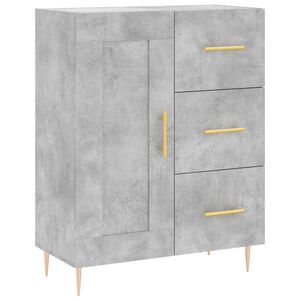 vidaXL Př&iacute;born&iacute;k betonově &scaron;ed&yacute; 69,5 x 34 x 90 cm kompozitn&iacute; dřevo