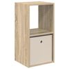 vidaXL Nočn&iacute; stolek Sonoma dub 35 x 32 x 68,5 cm Kompozitn&iacute; dřevo