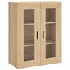 vidaXL Skříň highboard dub sonoma 69,5 x 34 x 180 cm kompozitní dřevo