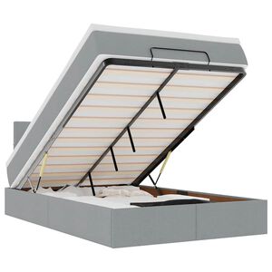 vidaXL Osmansk&yacute; postel s matrac&iacute; světle &scaron;ed&aacute; 120x190 cm textil