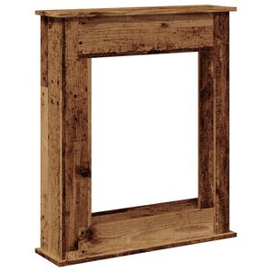 vidaXL Krbov&aacute; obestavba old wood 75 x 20 x 87,5 cm kompozitn&iacute; dřevo