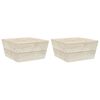 vidaXL Zahradn&iacute; stoly 2 ks 60 x 60 x 30 cm impregnovan&eacute; smrkov&eacute; dřevo