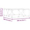 vidaXL Konferenčn&iacute; stolek dub sonoma 100x100x40 cm kompozitn&iacute; dřevo