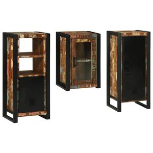 vidaXL Sada koupelnov&eacute;ho n&aacute;bytku 3 ks V&iacute;cebarevn&yacute; 40 x 35 x 90 cm