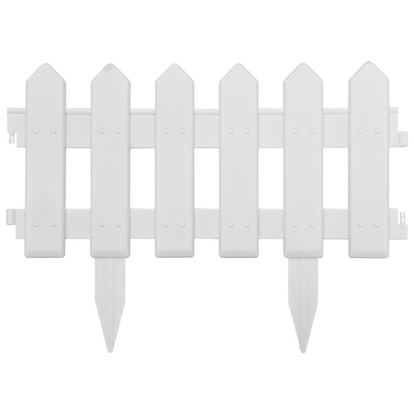 vidaXL Travn&iacute; lemy 25 ks b&iacute;l&eacute; 10 m PP