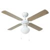 Bestron Stropn&iacute; ventil&aacute;tor b&iacute;l&yacute; 102 cm 50 W DHB42W