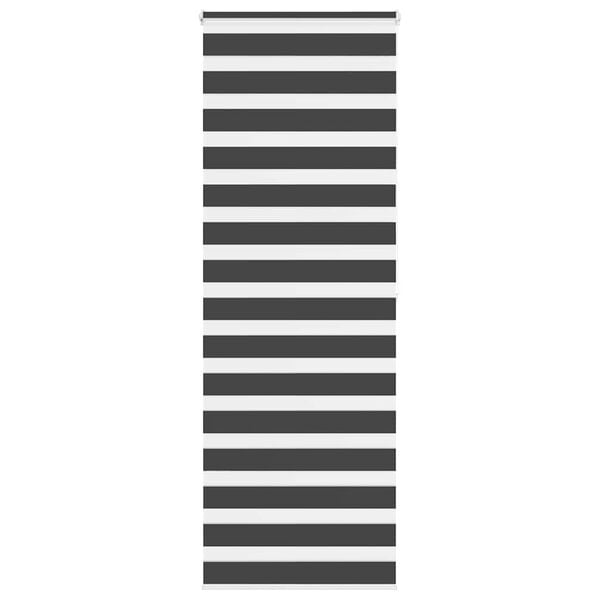 vidaXL Zebra roleta čern&aacute; 90x200 cm &scaron;&iacute;řka l&aacute;tky 85,9 cm polyester