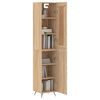 vidaXL Skř&iacute;ň highboard dub sonoma 34,5 x 34 x 180 cm kompozitn&iacute; dřevo