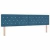 vidaXL Čelo postele Tmavě modr&aacute; 200 cm samet