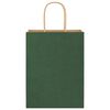vidaXL Papírové tašky 250 ks s uchy zelené 21x11x28 cm