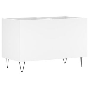 vidaXL Skř&iacute;ňka na LP desky b&iacute;l&aacute; 74,5 x 38 x 48 cm kompozitn&iacute; dřevo