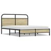 vidaXL R&aacute;m postele bez matrace 150x200 cm dub sonoma kompozitn&iacute; dřevo