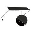 vidaXL Zatahovac&iacute; mark&yacute;za s LED světlem 350 x 150 cm antracitov&aacute;