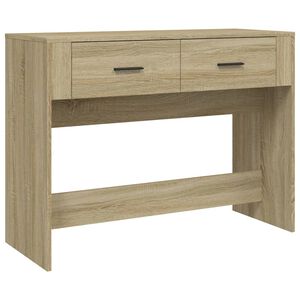 vidaXL Konzolov&yacute; stolek dub sonoma 100 x 39 x 75 cm kompozitn&iacute; dřevo