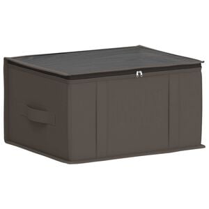vidaXL &Uacute;ložn&aacute; krabice s průhledn&yacute;m horn&iacute;m oknem &Scaron;ed&aacute; 43 x 34 x 23 cm