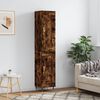 vidaXL Skříň highboard kouřový dub 34,5 x 34 x 180 cm kompozitní dřevo