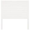 vidaXL Čelo postele bílé 96 x 4 x 100 cm masivní borovice