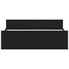 vidaXL R&aacute;m postele bez matrace čern&yacute; dub 140x200 cm kompozitn&iacute; dřevo