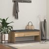 vidaXL Chodbičkov&aacute; lavice s pol&scaron;t&aacute;řem Artisanov&yacute; dub 103 x 38 x 40 cm