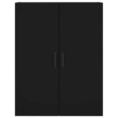 vidaXL Nástěnné skříňky 2 ks černé 69,5 x 34 x 90 cm