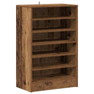 vidaXL Botn&iacute;k old wood 60 x 35 x 92 cm kompozitn&iacute; dřevo