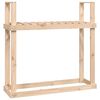 vidaXL Stojan na dřevo 110 x 35 x 108,5 cm masivn&iacute; borovice