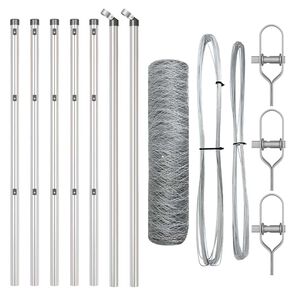 vidaXL Plotov&yacute; sloupek. Stř&iacute;brn&aacute;