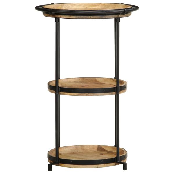 vidaXL Odkládací stolek Ø 55 x 83 cm masivní mangovníkové dřevo