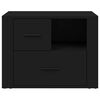 vidaXL Nočn&iacute; stolek čern&yacute; 60 x 36 x 45 cm kompozitn&iacute; dřevo