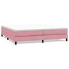vidaXL Postel Box Spring bez matrace růžov&aacute; 200x210 cm samet