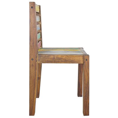 vidaXL Jídelní židle 4 ks masivní recyklované dřevo