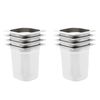 vidaXL Gastron&aacute;doby 8 ks GN 1/6 200 mm nerezov&aacute; ocel