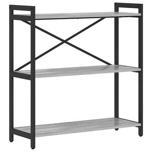 vidaXL Knihovna 80 x 30 x 85 cm Kompozitn&iacute; dřevo &Scaron;ed&aacute; sonoma