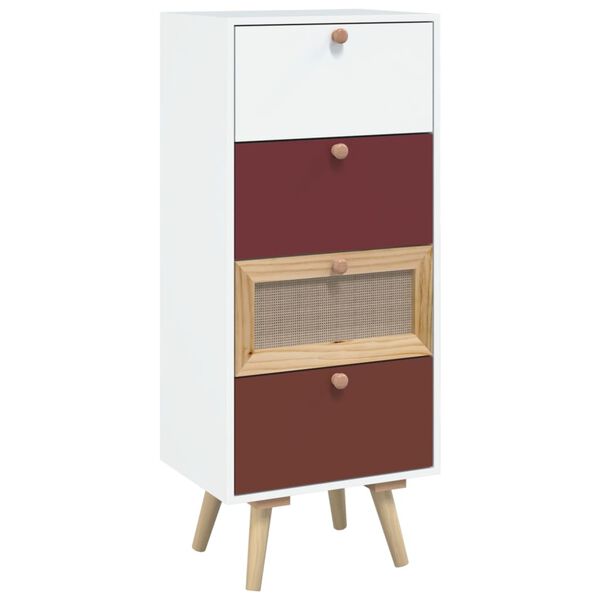 vidaXL Skř&iacute;ň highboard se z&aacute;suvkami 40 x 30 x 95 cm kompozitn&iacute; dřevo