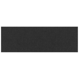vidaXL N&aacute;stěnn&yacute; čeln&iacute;k 12 ks 90 x 30 cm Čern&aacute; textil