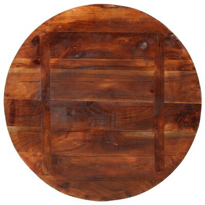 vidaXL Stolní deska Ø 70 x 3,8 cm kulatá masivní recyklované dřevo