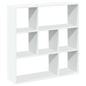 vidaXL Knihovna/děl&iacute;c&iacute; stěna b&iacute;l&aacute; 102x29x103,5 cm kompozitn&iacute; dřevo