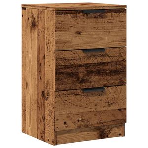 vidaXL Nočn&iacute; stolek old wood 40 x 36 x 65 cm kompozitn&iacute; dřevo