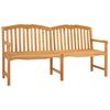 vidaXL Ručně vyřez&aacute;van&aacute; růžov&aacute; lavice 180,5 x 60 x 96 cm Př&iacute;rodn&iacute;