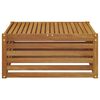 vidaXL Venkovn&iacute; koncov&yacute; pohovka s pol&scaron;t&aacute;řem Př&iacute;rodn&iacute; 115 x 83 x 73 cm