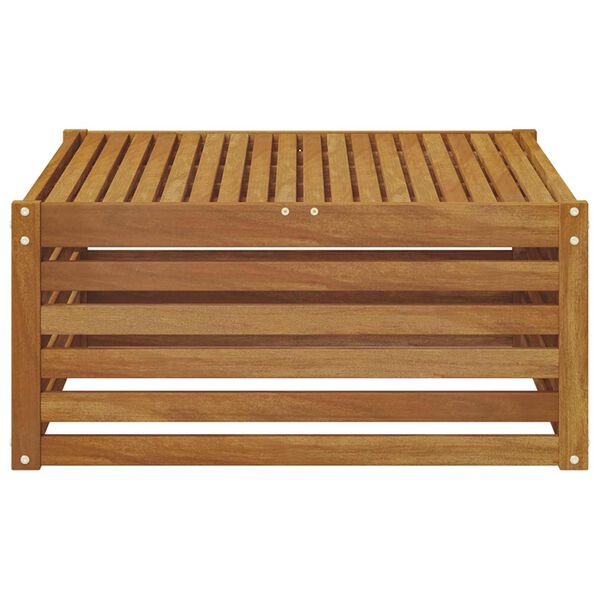 vidaXL Venkovn&iacute; koncov&yacute; pohovka s pol&scaron;t&aacute;řem Př&iacute;rodn&iacute; 115 x 83 x 73 cm