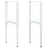 vidaXL Nastaviteln&eacute; r&aacute;my pracovn&iacute;ho stolu 2 ks kov 55 x (69&ndash;95,5) cm